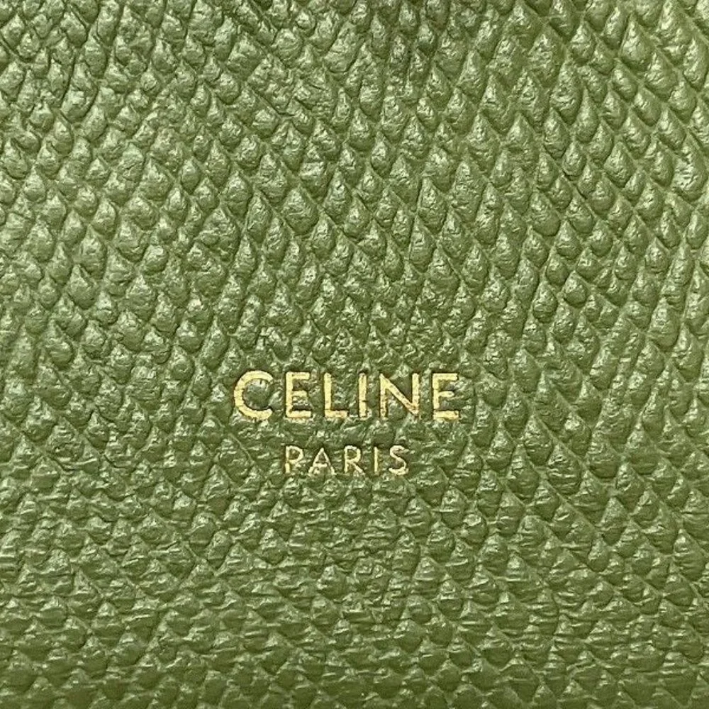Celine Large Strap Wallet Bicolor Wallet Bifold Long Wallet - Picture 4 of 9